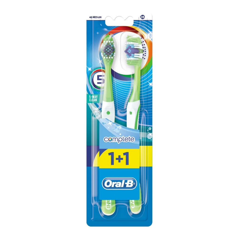 Oral B Complete Toothbrush 5-Way Clean 40M @ 1+1