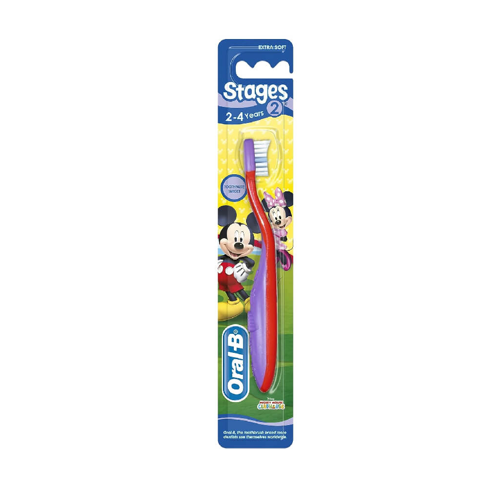 Oral B Mickey Mouse Toothbrush For 2-4 Years Kids