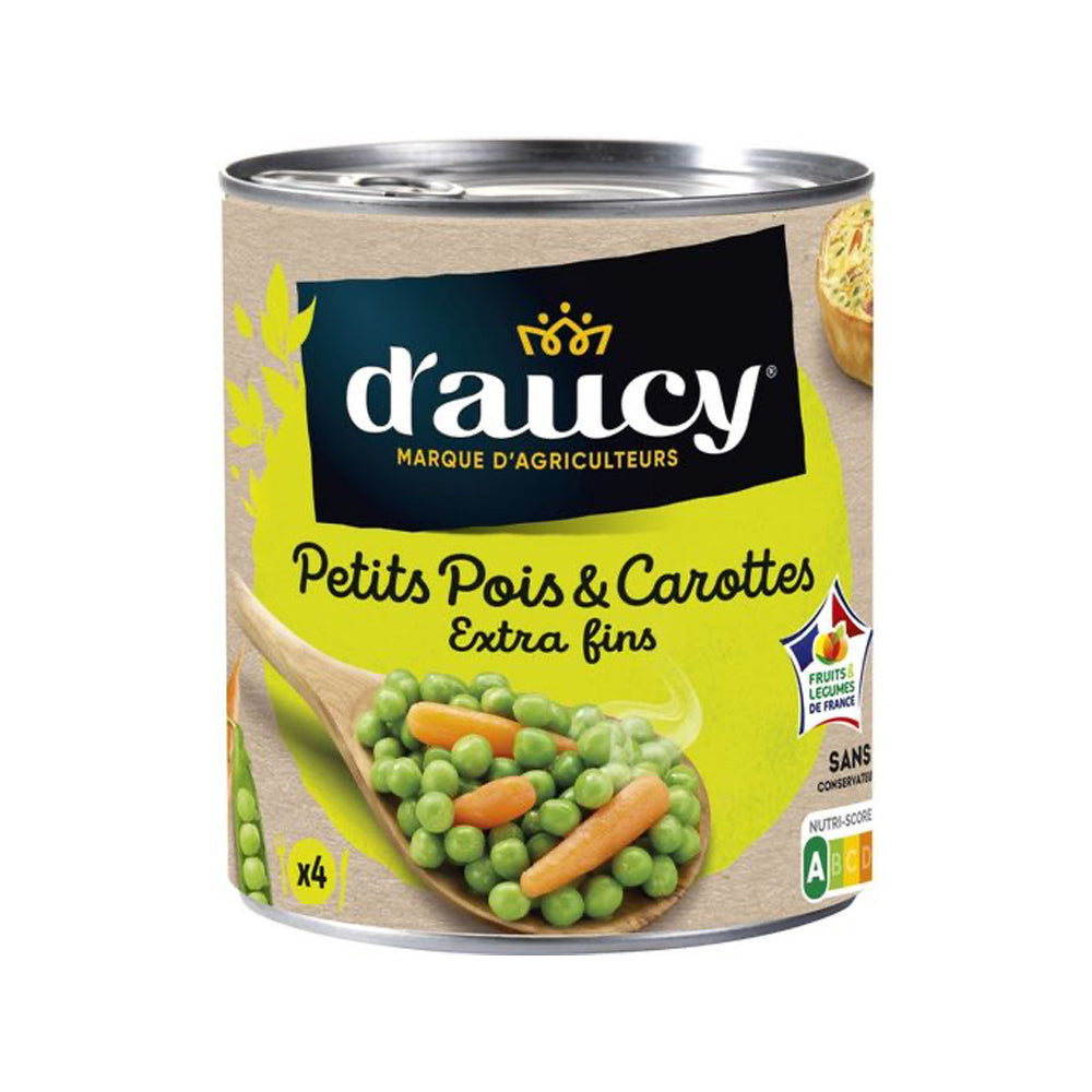 D'aucy Fine Peas & Carrots 530G