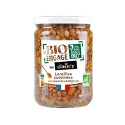 D'aucy Org Lentils w/ Carrots&Onions w/o Salt 340G