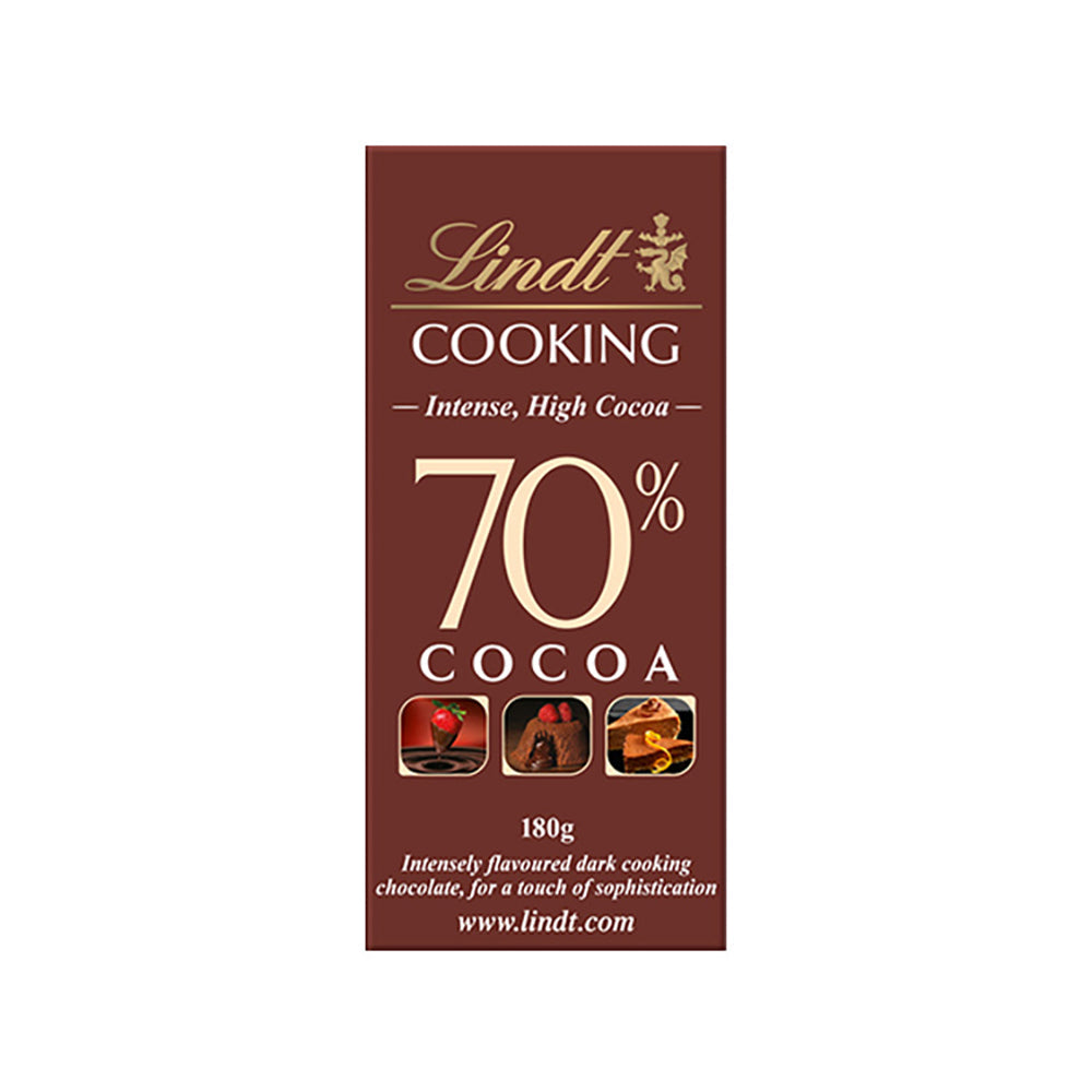 Lindt Cooking Choco Int. 70% Cocoa 180G @ SP