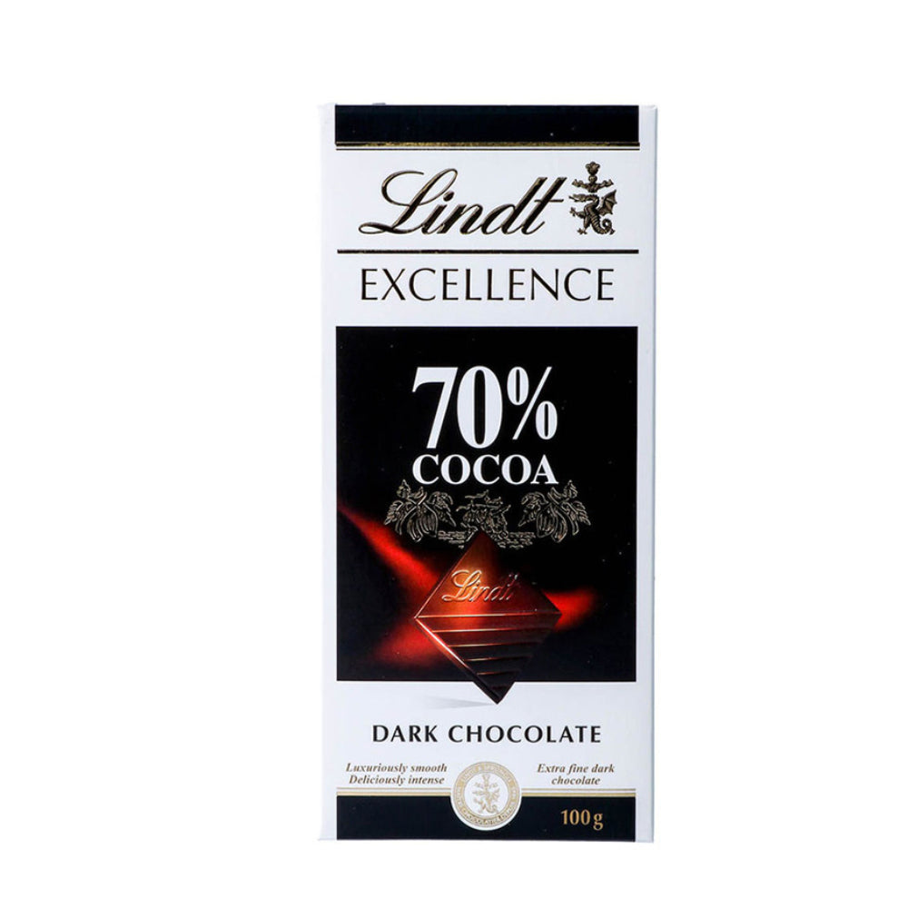 Lindt Excellence Chocolate Dark 70% 100G