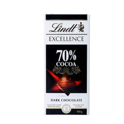 Lindt Excellence Chocolate Dark 70% 100G
