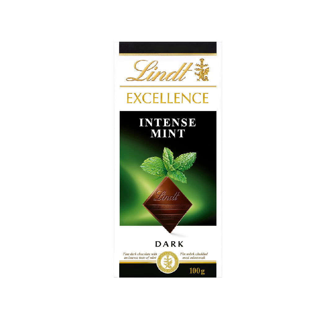 Lindt Excellence Chocolate Mint Intense 100G