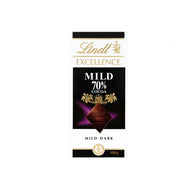 Lindt Excellence Chocolate Dark 70% Mild 100G