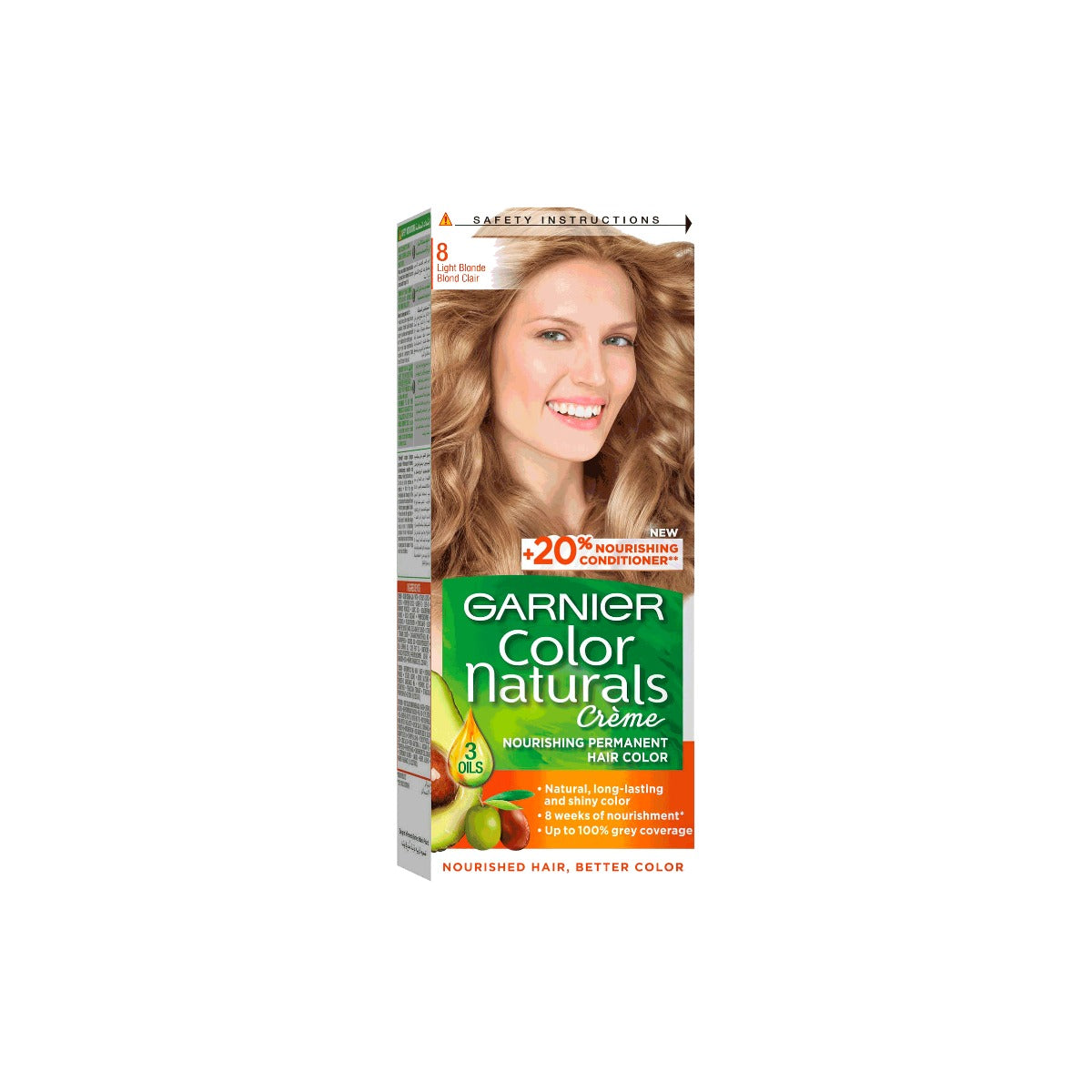 Garnier Naturals 8 Light Blond Hair Color
