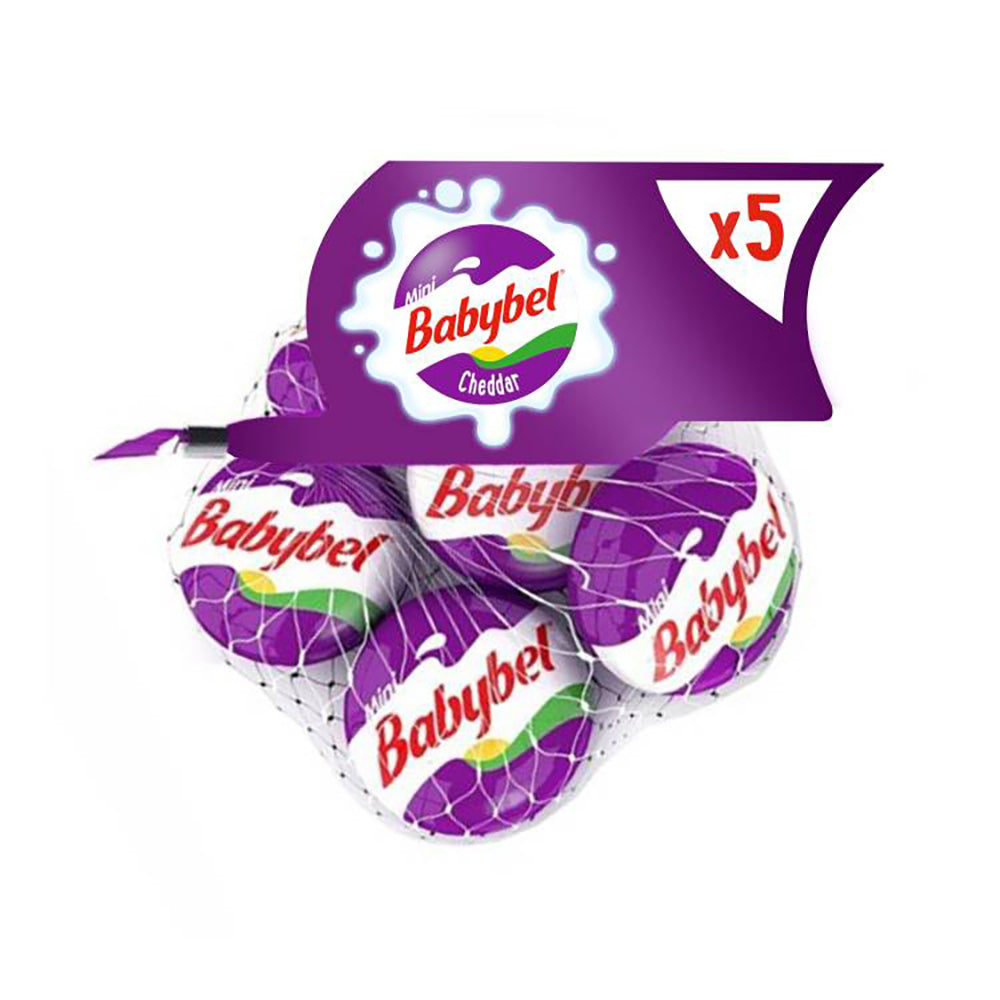 Babybel Mini Cheese Block Cheddar 5s 100G