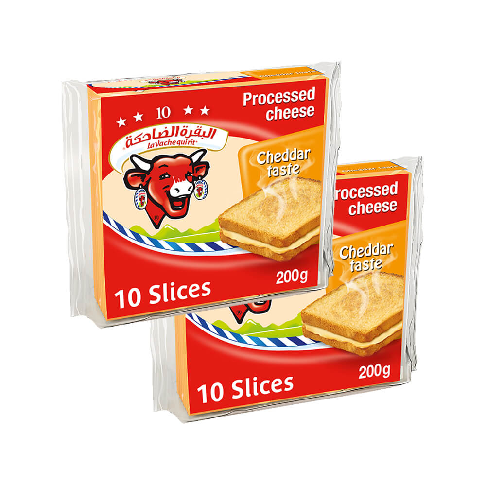 Lvqr Cheese 10 Slices Cheddar 200Gx2
