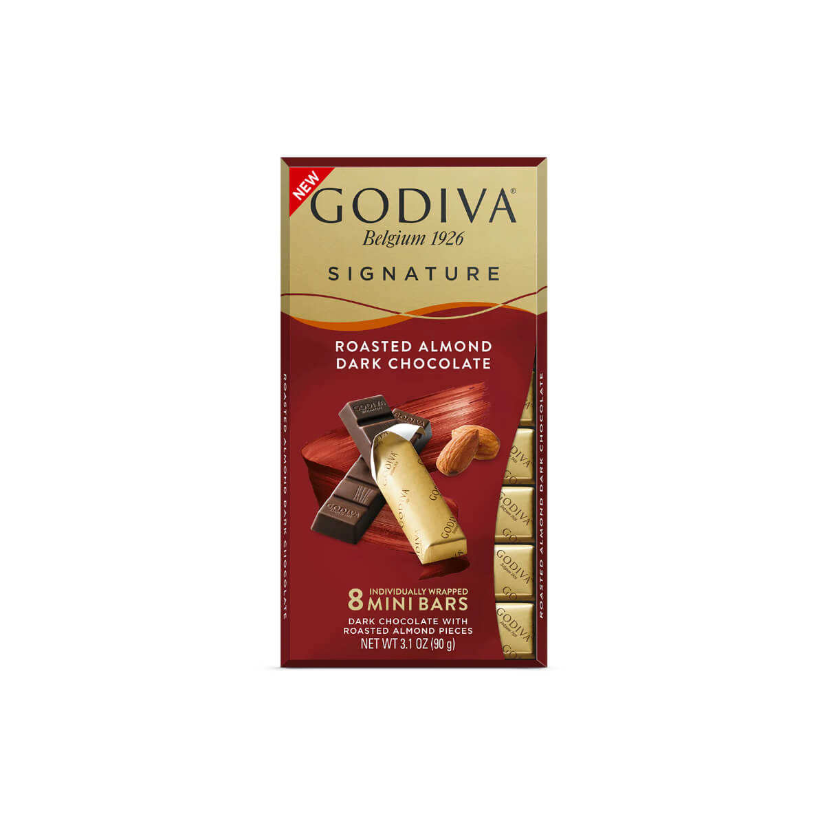 Godiva Signature Roasted Almond Dark Cholate 90g