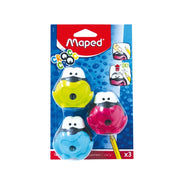 Maped Croc Croc Signals 1 Hole Sharpener 3 Pieces