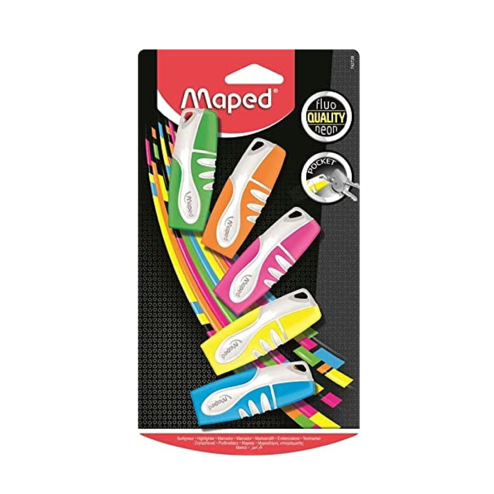 Maped Pocket Highlighter 5 Colours