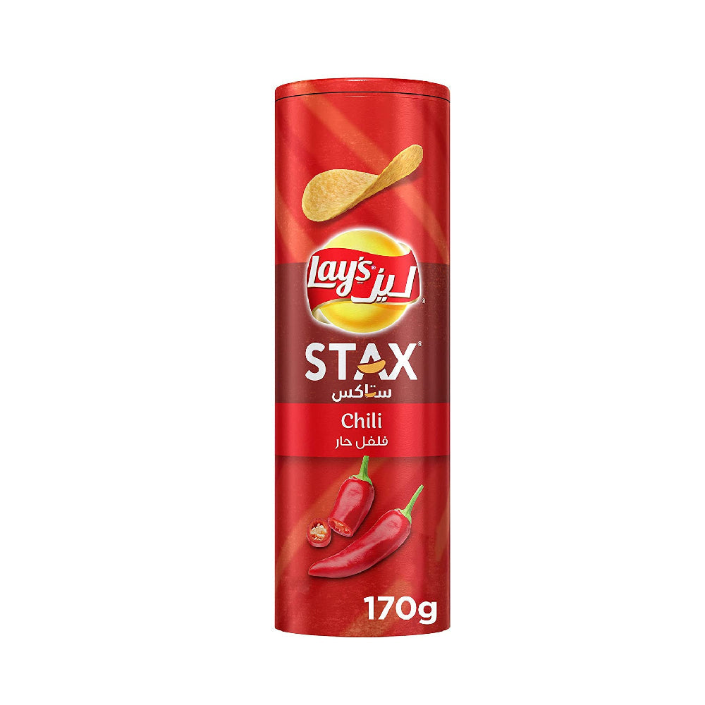 Lays Stax Chili Potato Crisps 170gm