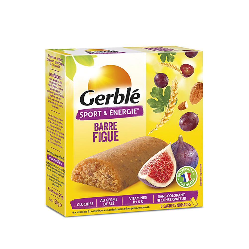 Gerble Sport & Energy Fig Bars 150G