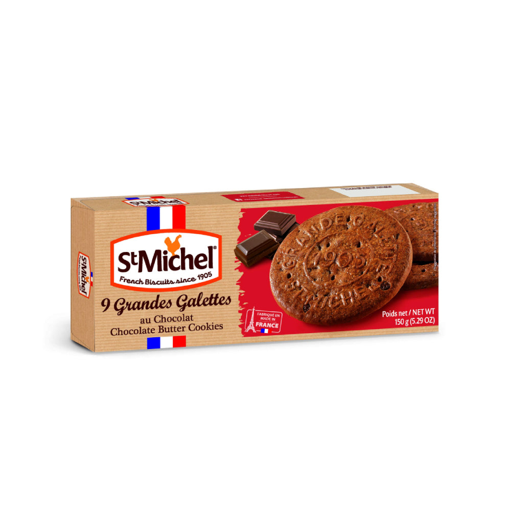 St Michel 9 Grand Galettes Chocolate 150G