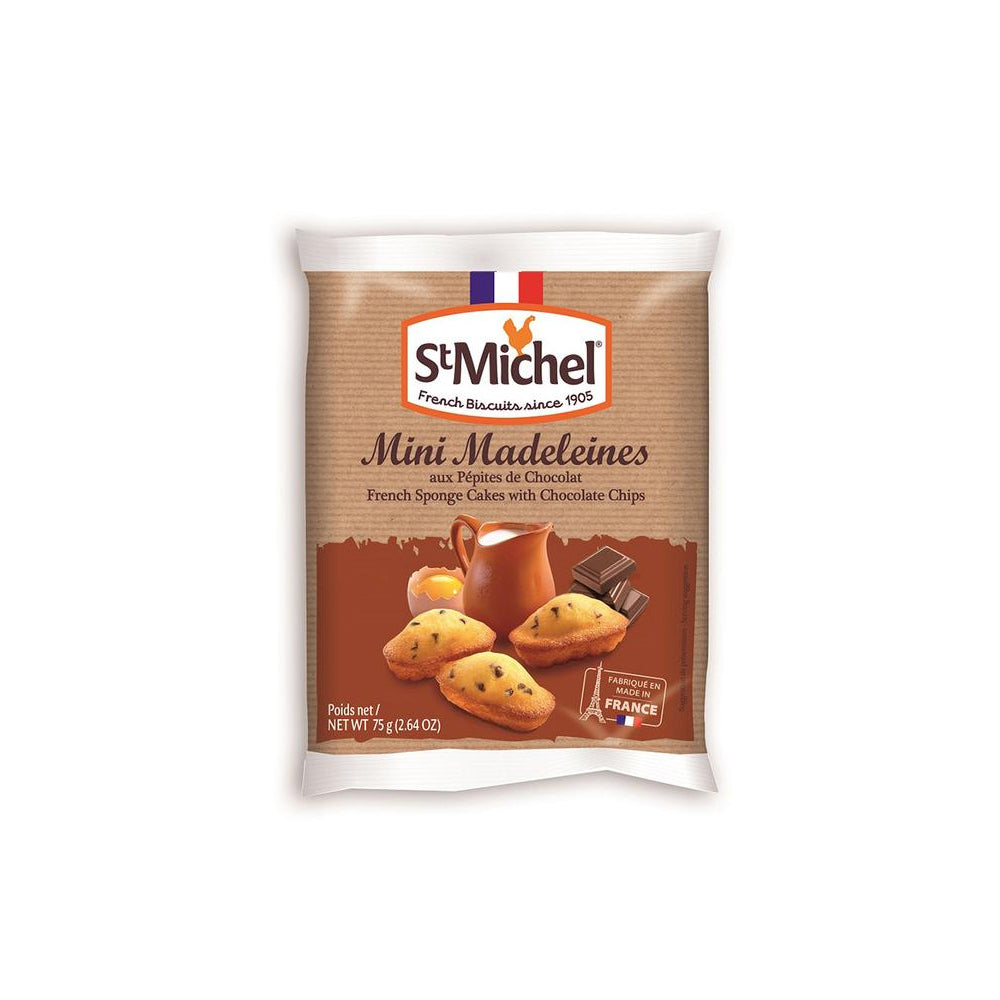 St Michel French Madeleines Choco Chips Mini 85G