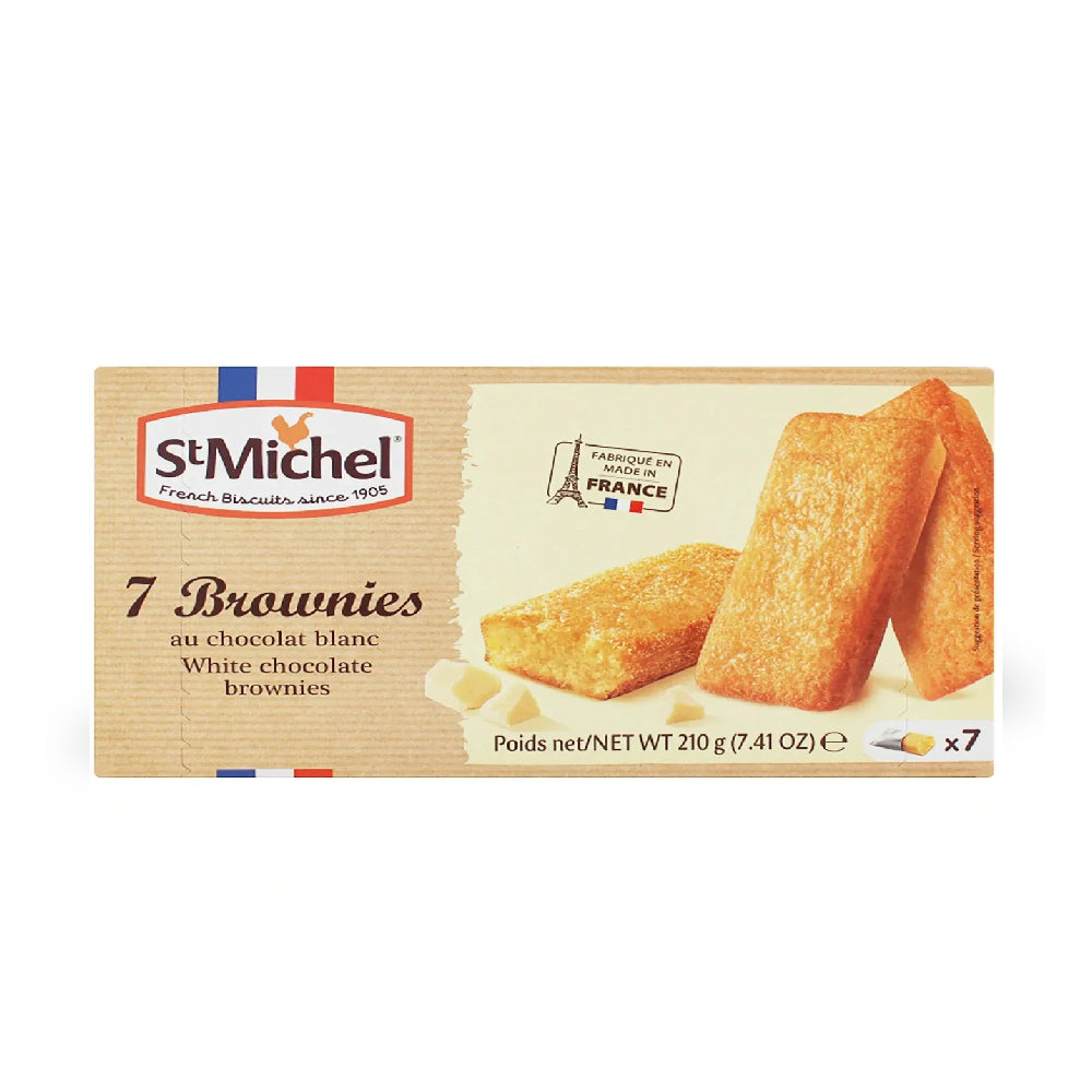 St Michel Brownies White Chocolate 7's 210G