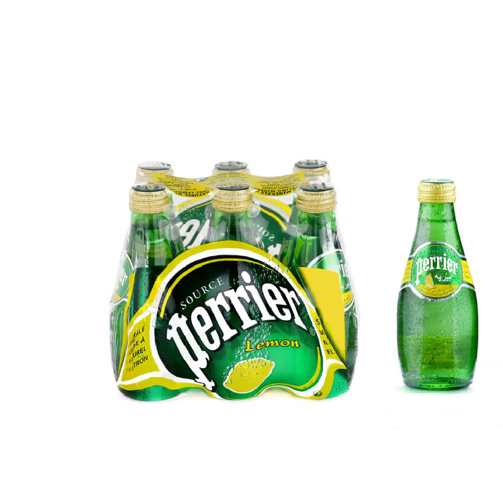 Perrier Sparkling Water Lemon 200mlx6
