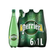 Perrier Natural Sparkling Mineral Water 6x1L PET Bottle