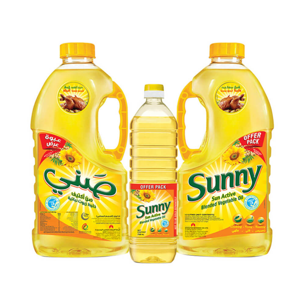 Sunny Blended Oil PET 2x1.5L +750ml