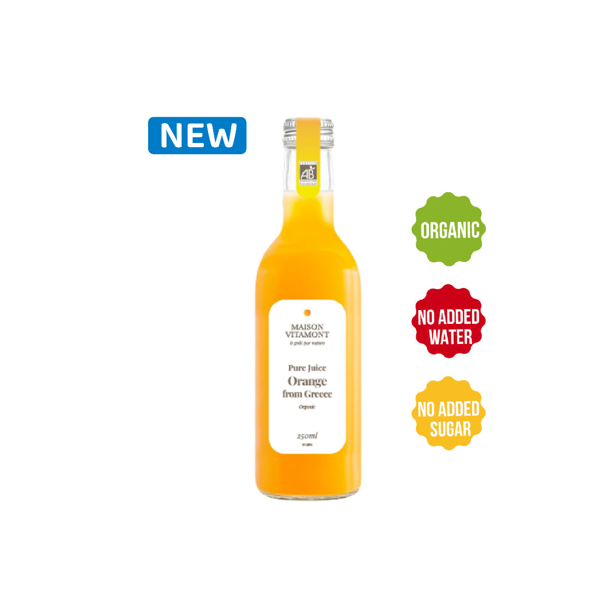 Maison Vitamont Orange Pure Juice 250ml