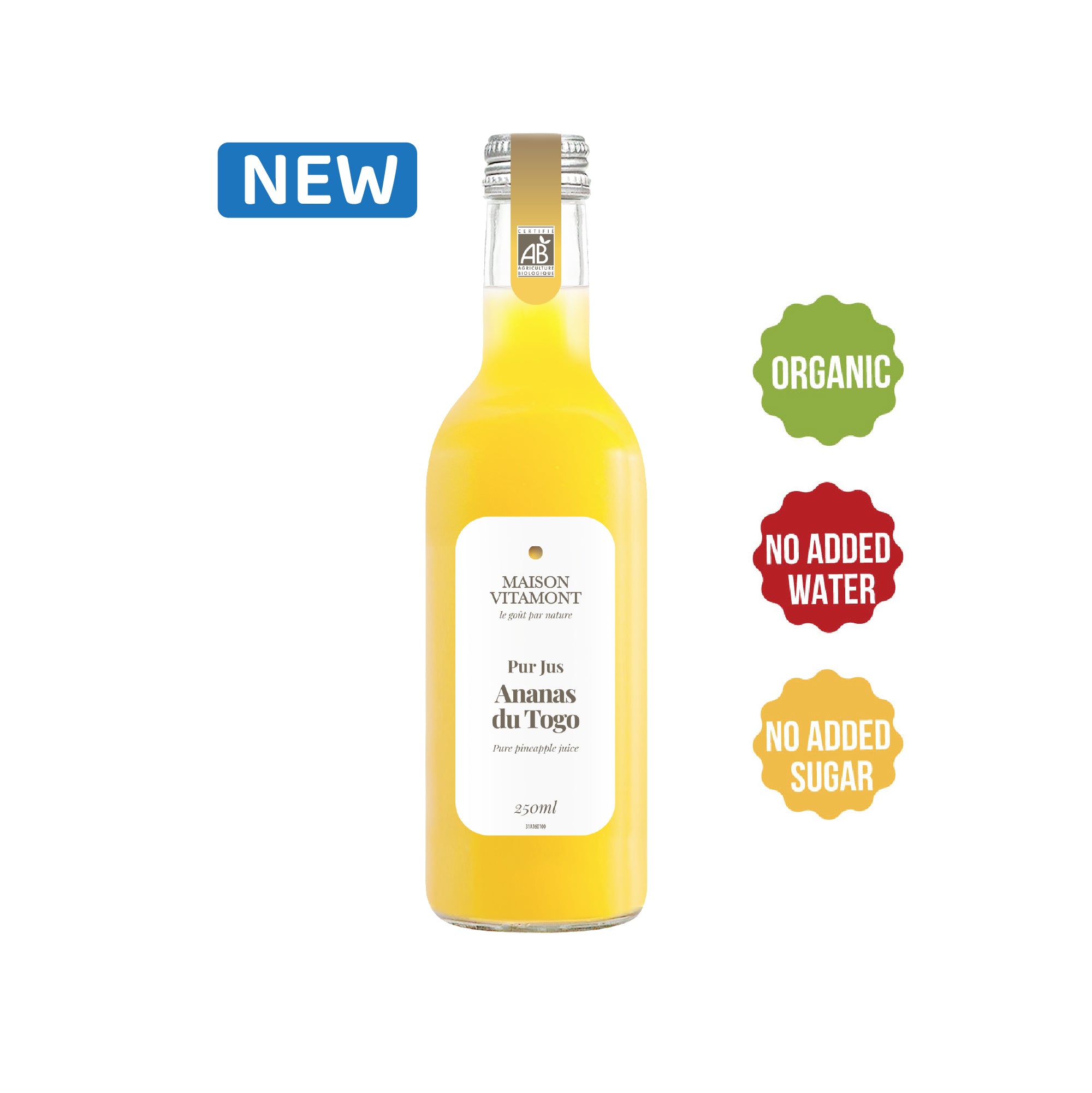 Maison Vitamont Pineapple Pure Juice 250ml
