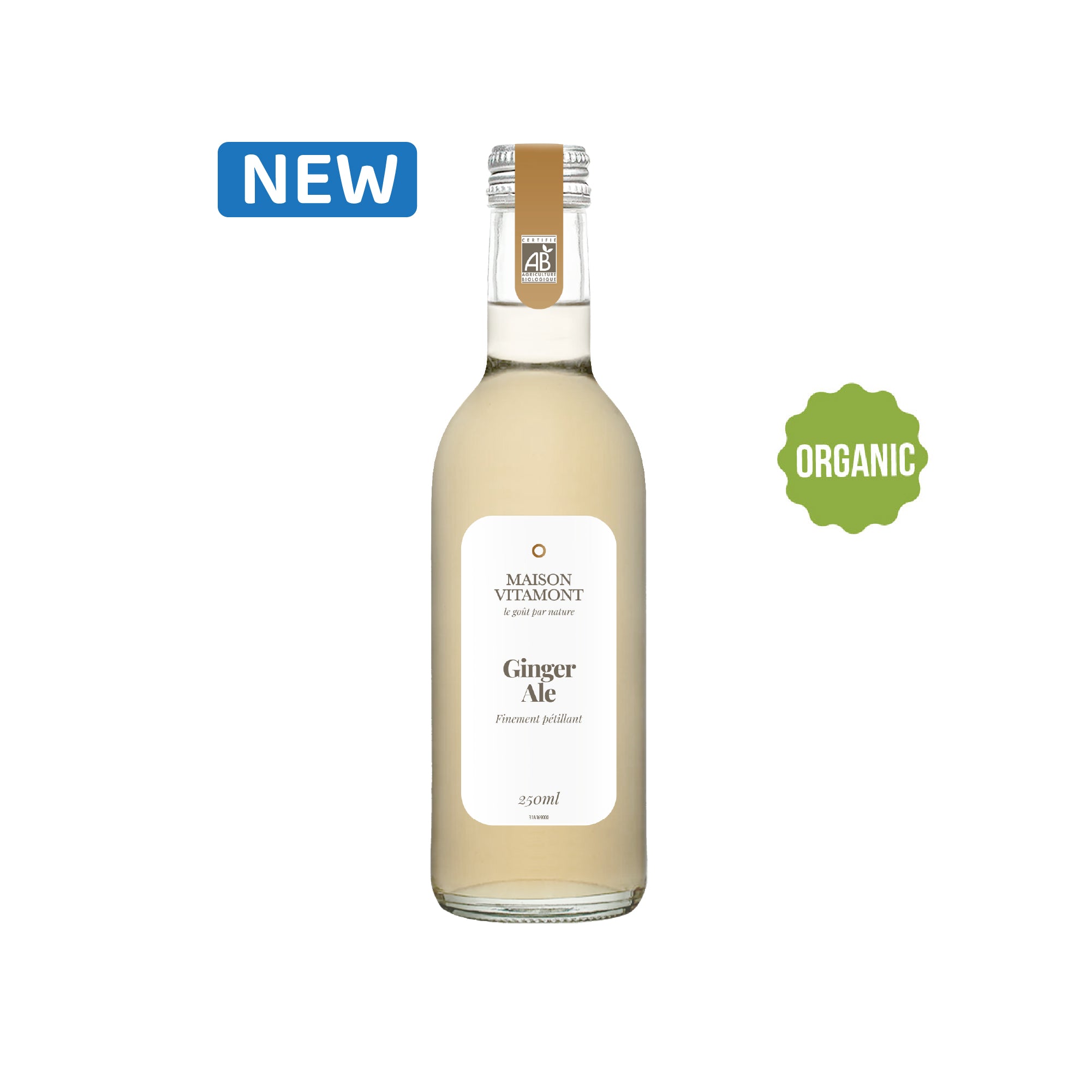 Maison Vitamont Ginger Ale Sparkling 250ml