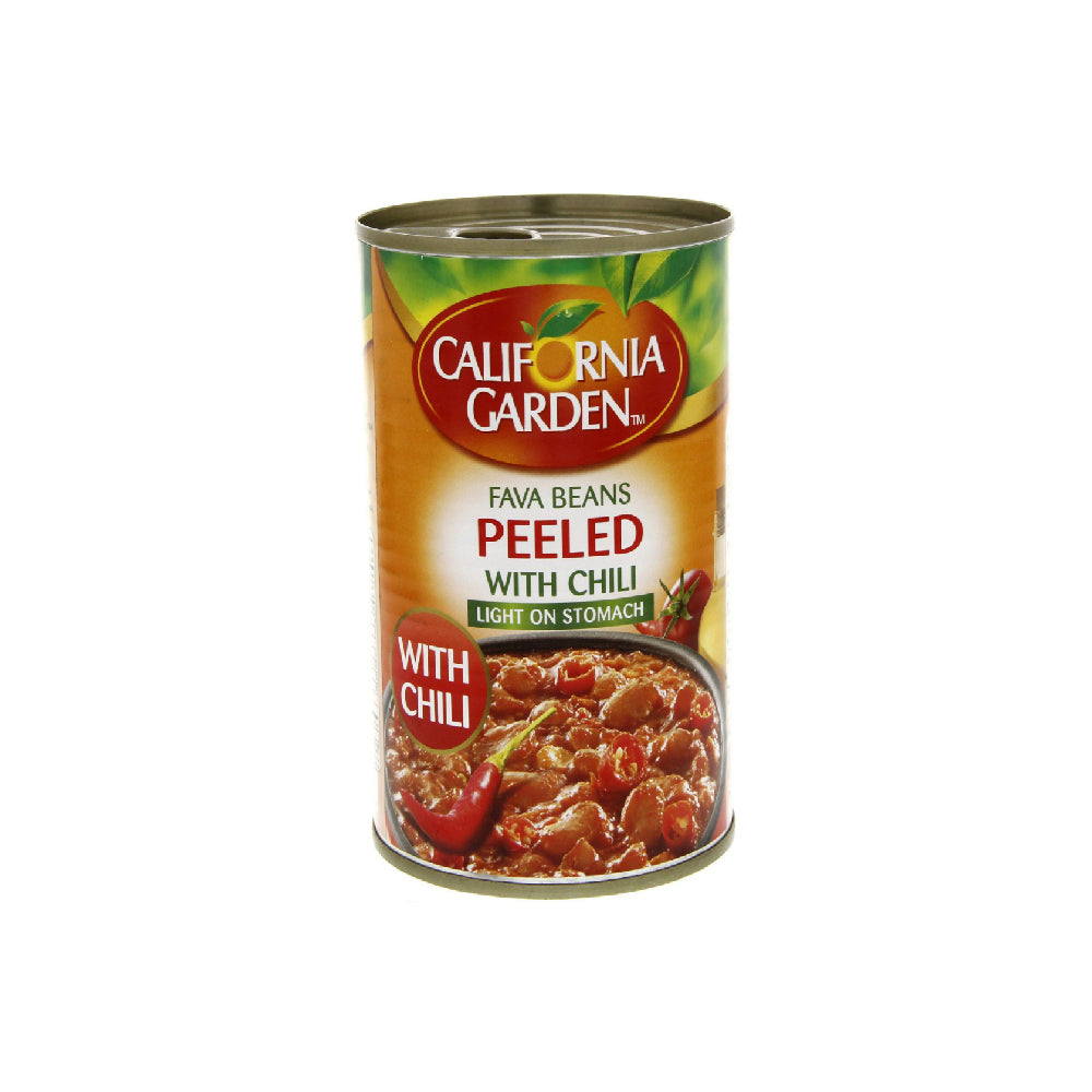 California Garden Peeled Beans with Chilli 450G