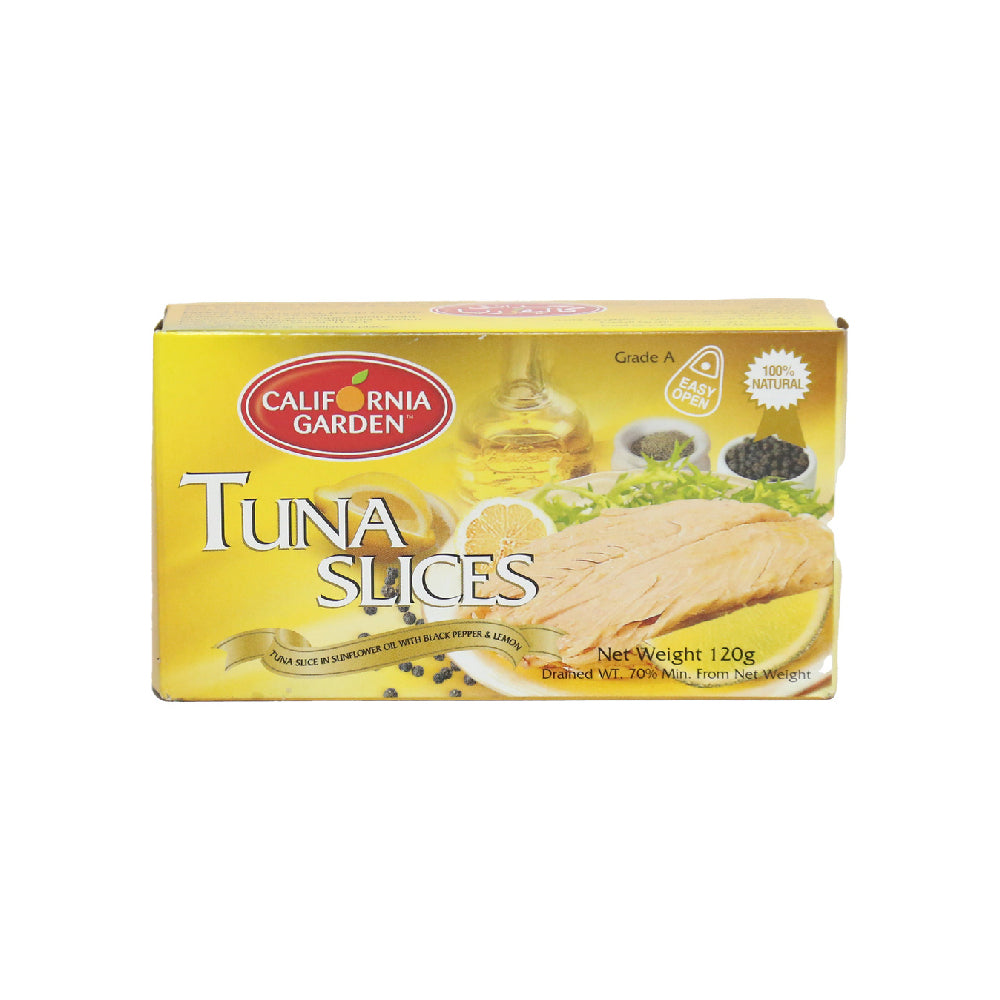 California Garden Tuna Slices w/ Black Pepper & Lemon Juice 120G