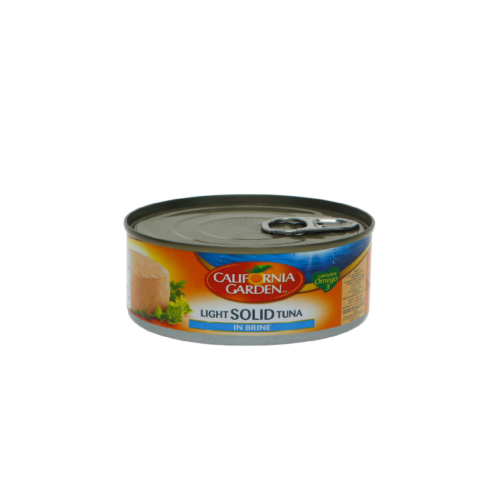 California Garden Light Tuna Solid in Brine 185G