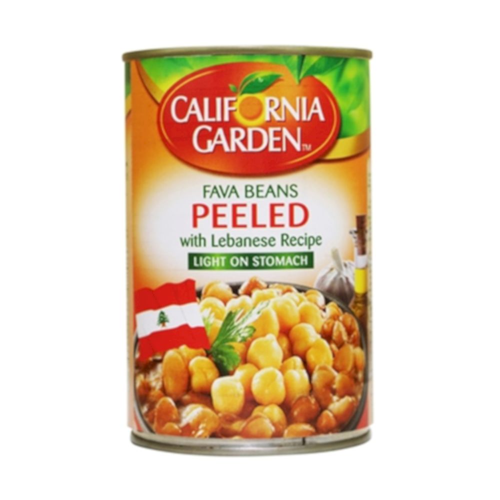 California Garden Peeled Fava Beans Lebanese 450G