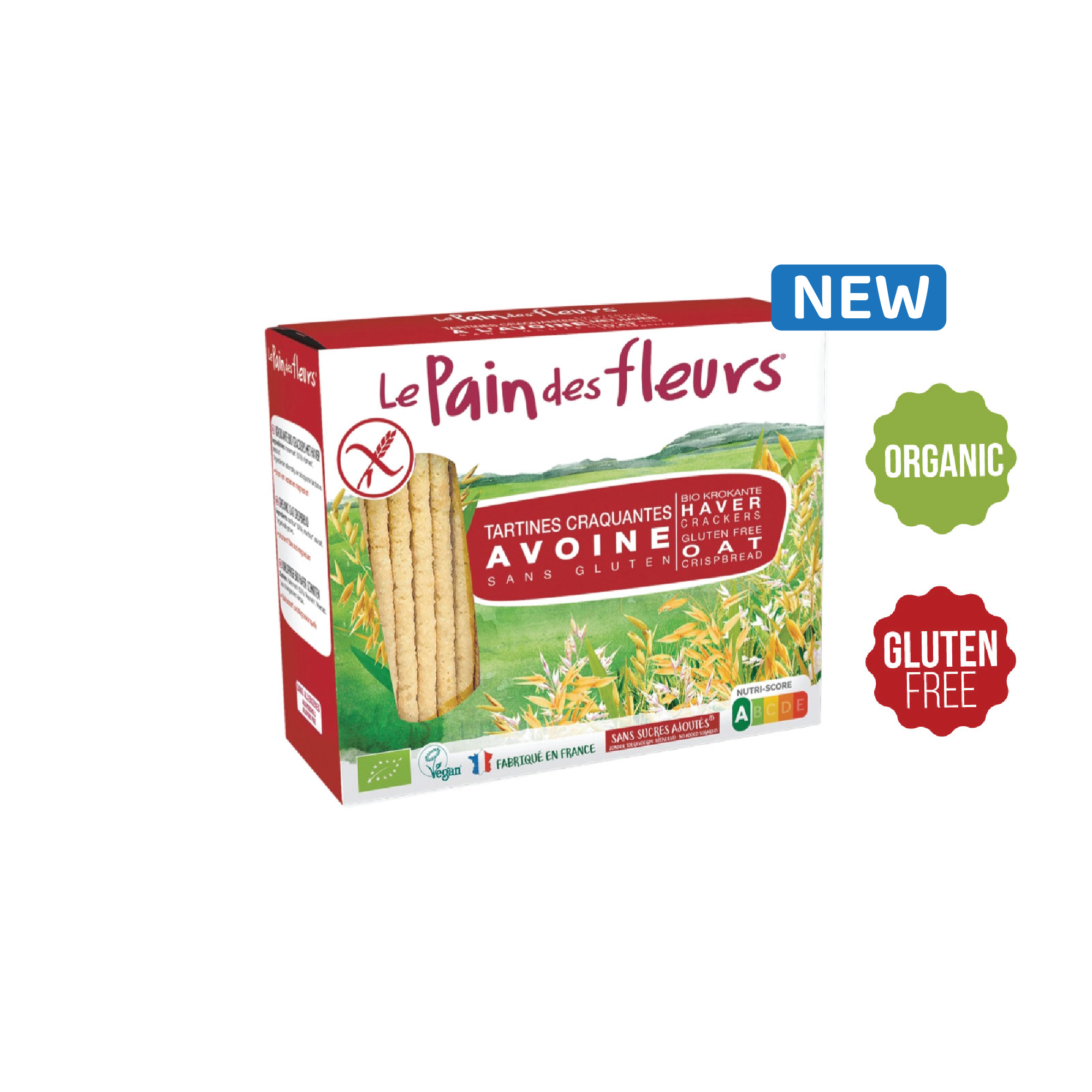 Le Pain Des Fleurs Oat Crispbread 150g