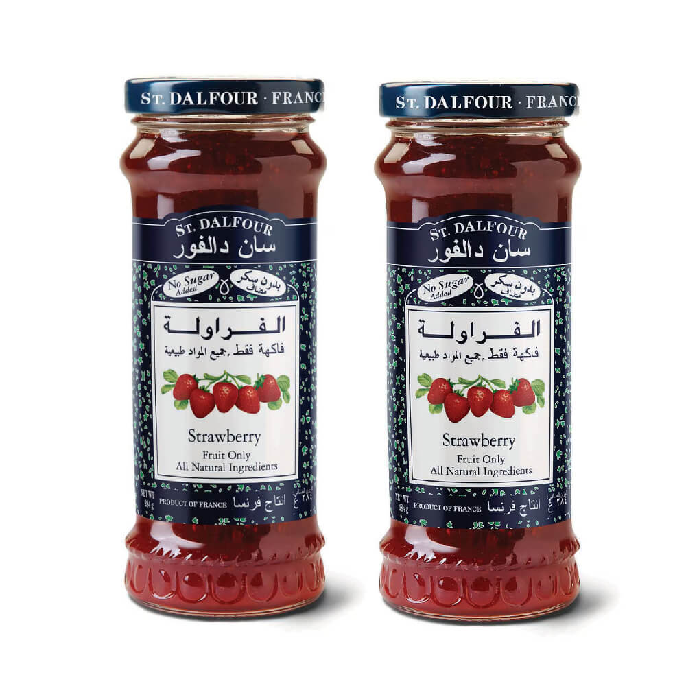 St. Dalfour Strawberry Jam 2x284Gm