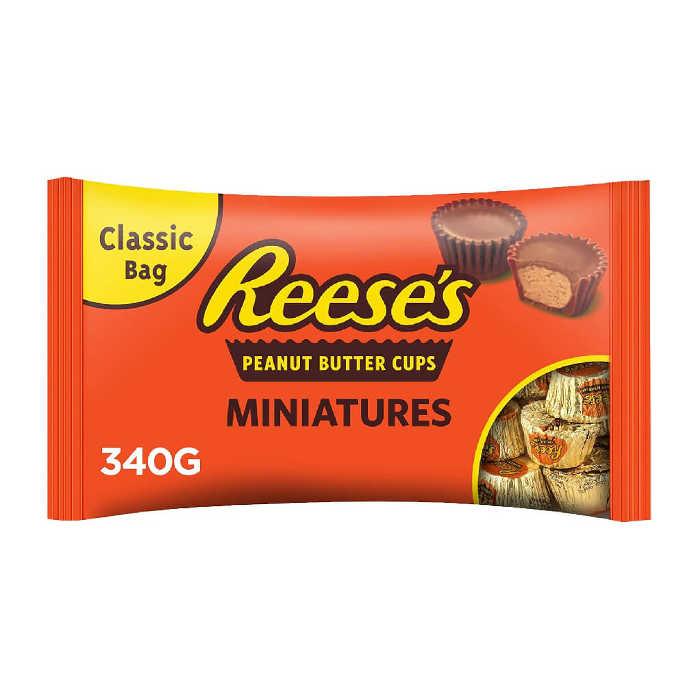 Reese's Miniatures Peanut Butter Cups Chocolate 340gm