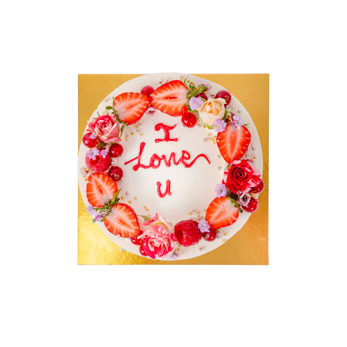 Strawberry Vanilla Cake