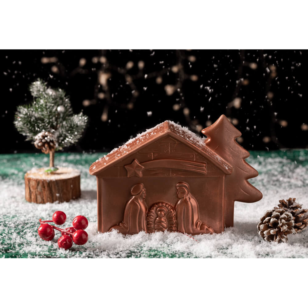 Christmas Crib Chocolate Mold 12.5cm