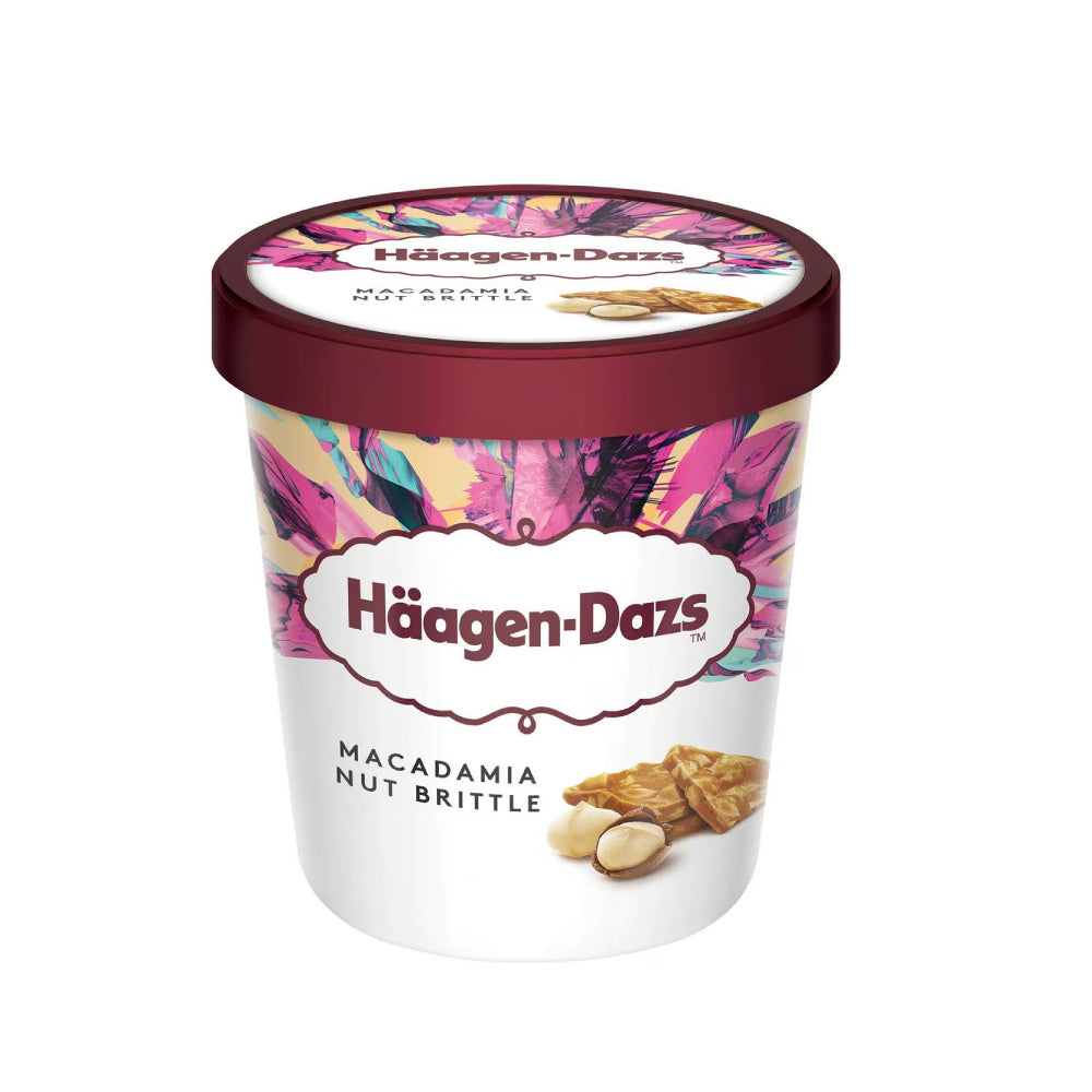 Haagen Dazs Macadamia Nut Brittle Ice Cream 460ml