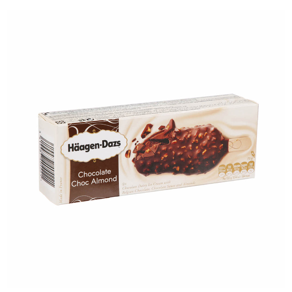 Haagen Dazs Chocolate Almond Ice Cream Bar 70ml
