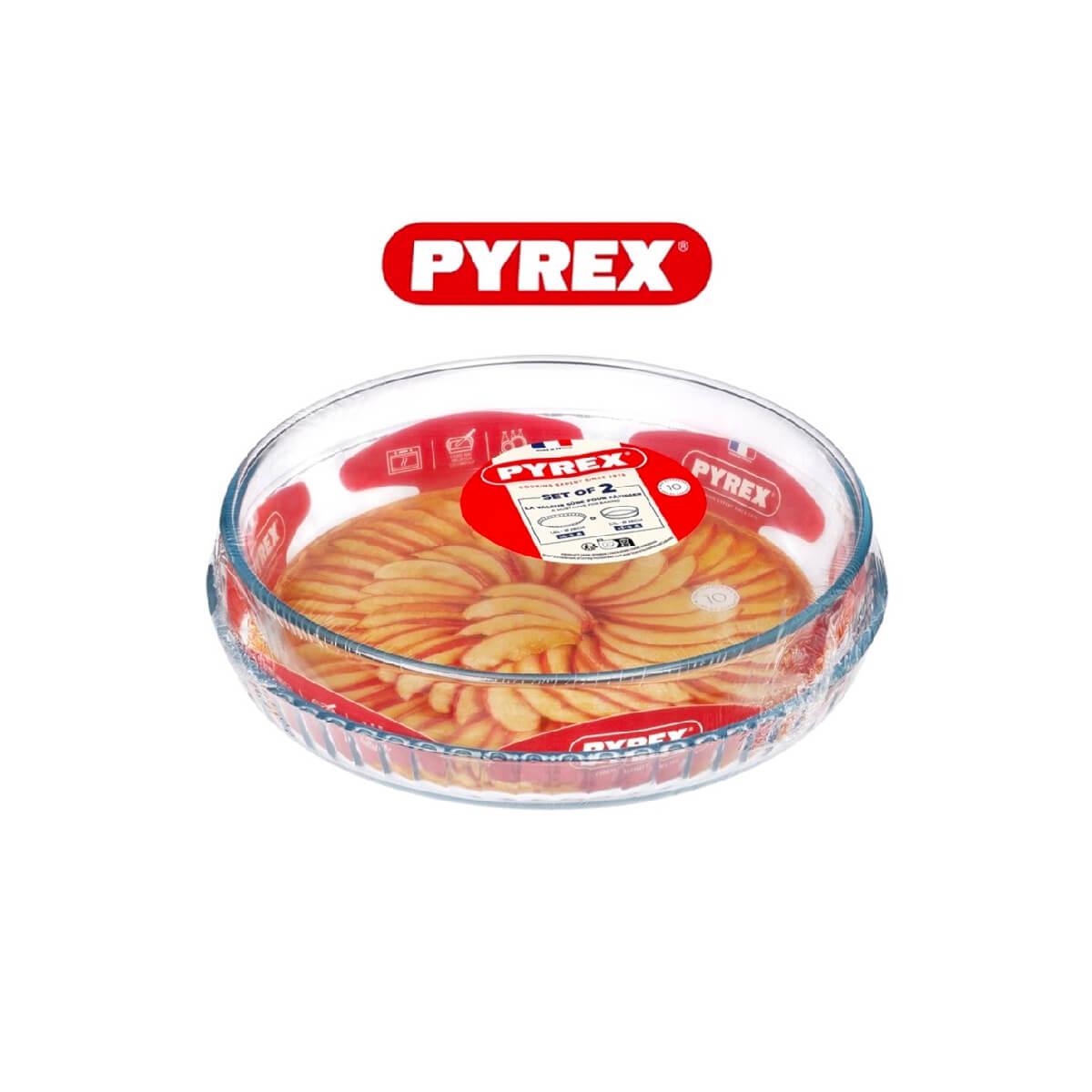 Pyrex Pastry Dish Set 26cm+28cm