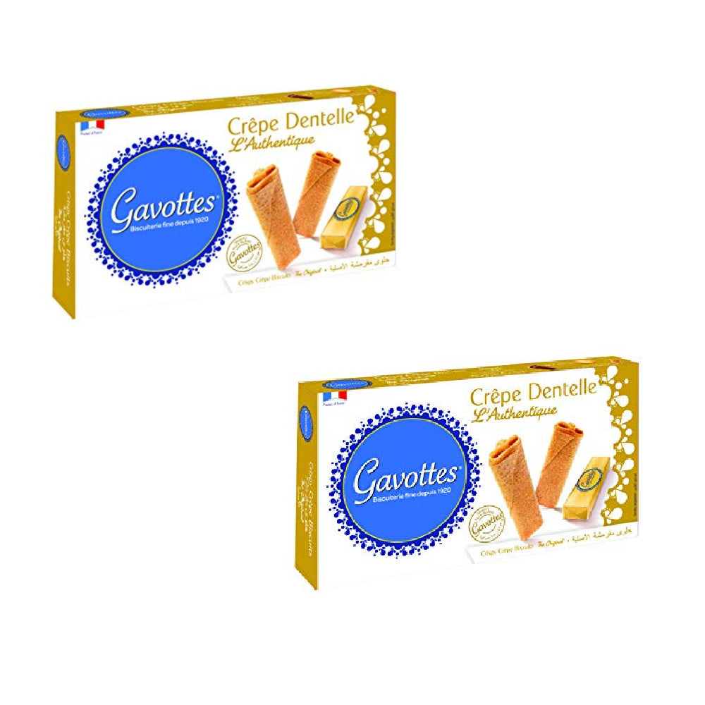 Gavottes Crispy Brittany Crepes Plain 2x125gm