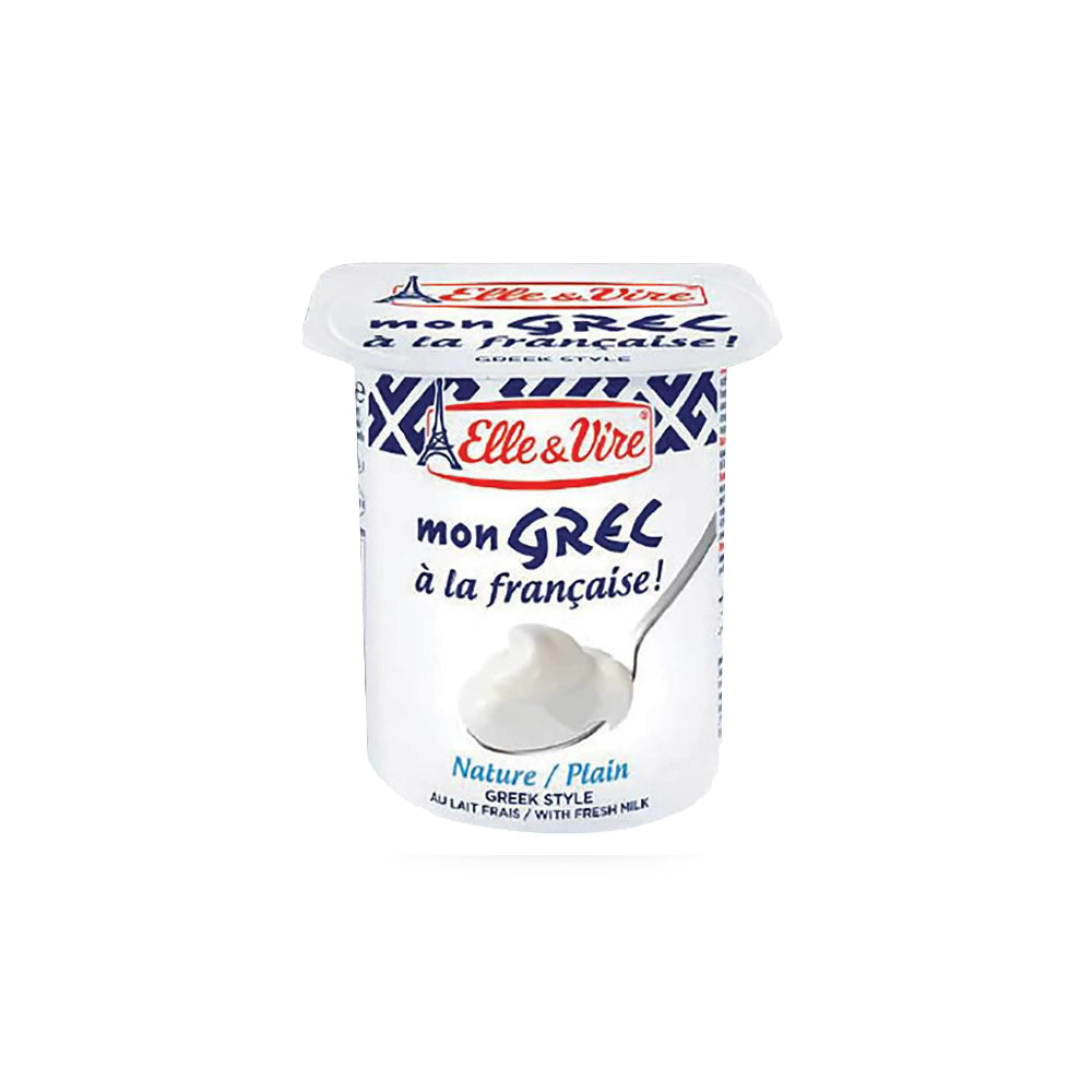 Elle & Vire Greek Style Dessert Plain 125gm