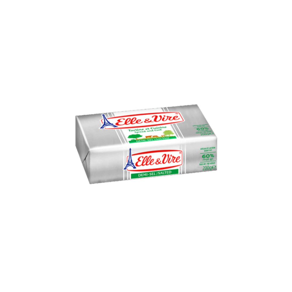 Elle & Vire Butter Salted Silver 200gm