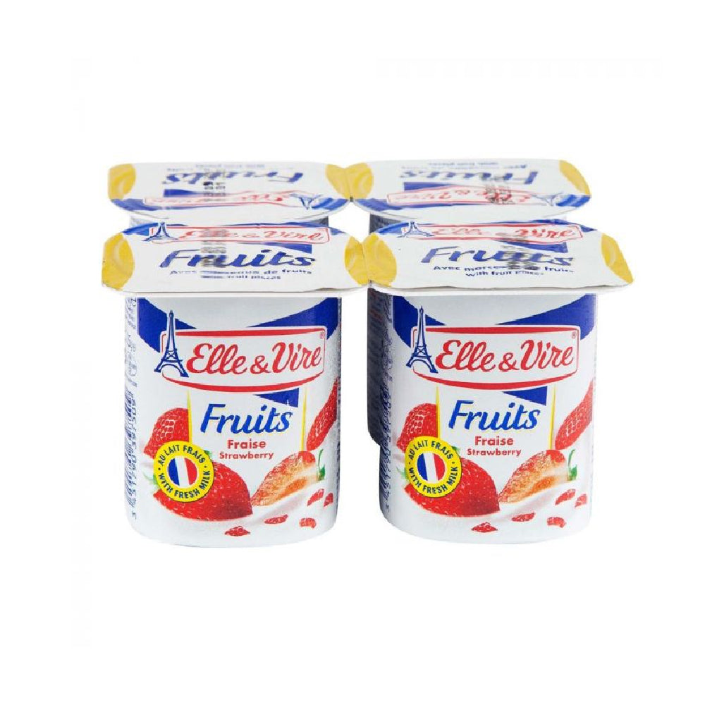 Elle & Vire Yoghurt Assorted 4x125g