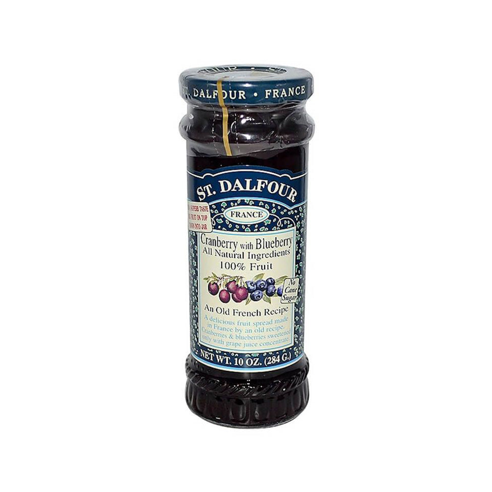 St. Dalfour Jam Cranberry & Blueberry 284G
