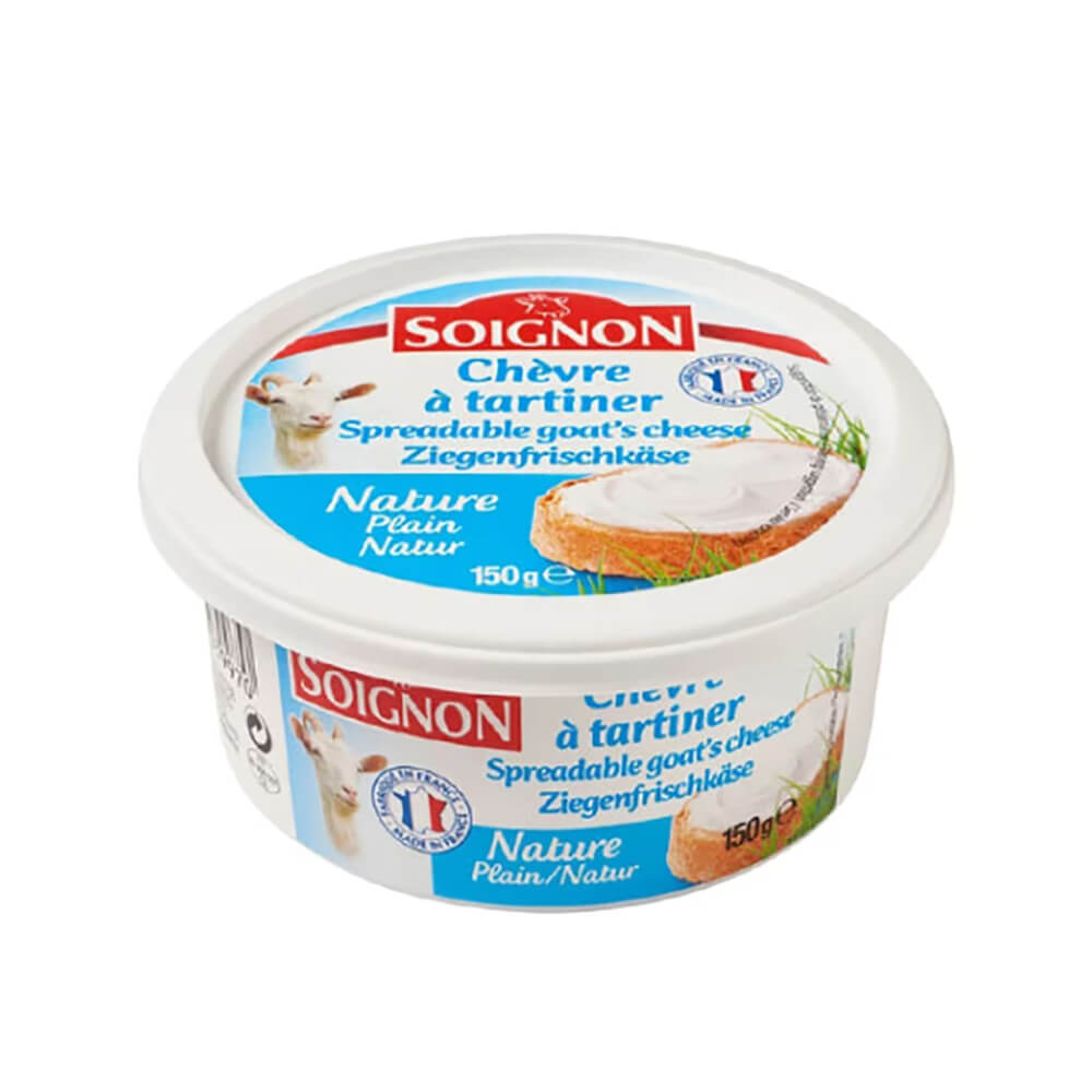 Soignon Natural Goat Cheese Spreadable 150g
