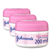 J's 24Hr Moisture Soft Cream 200ml 2+1 Free