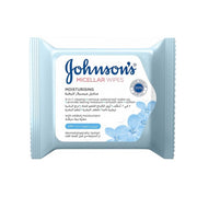 Johnson's Cleansing Facial Micellar Moisturizing Wipes For Dry Skin 25s