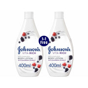 J's Vr Body Lotion Raspberry 400ml 1+1Free