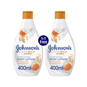 J's Vr Body Lotion Honey,Oat&Yoghurt 400ml 1+1Free