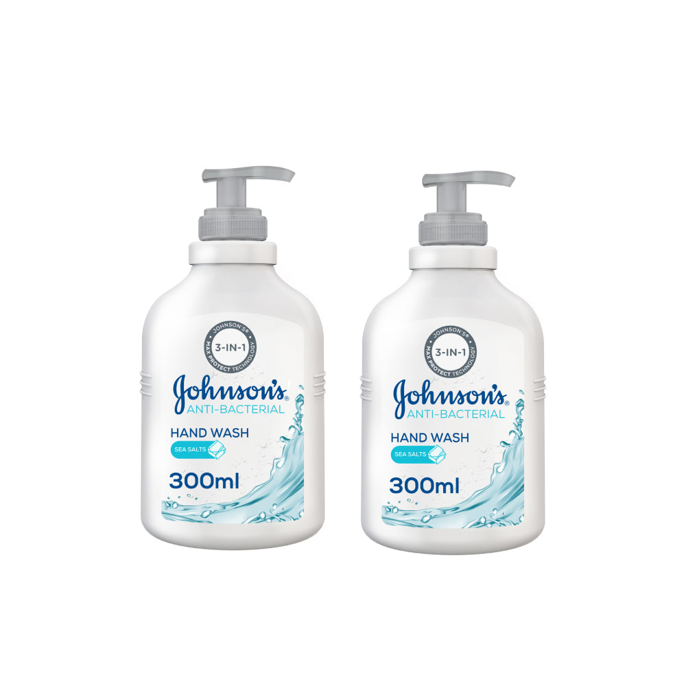 Johnson's Hand Wash Seasalt 300ml 1+1 Free