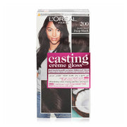 Loreal Paris Hair Color Casting Cream Gloss 200 Deep Black